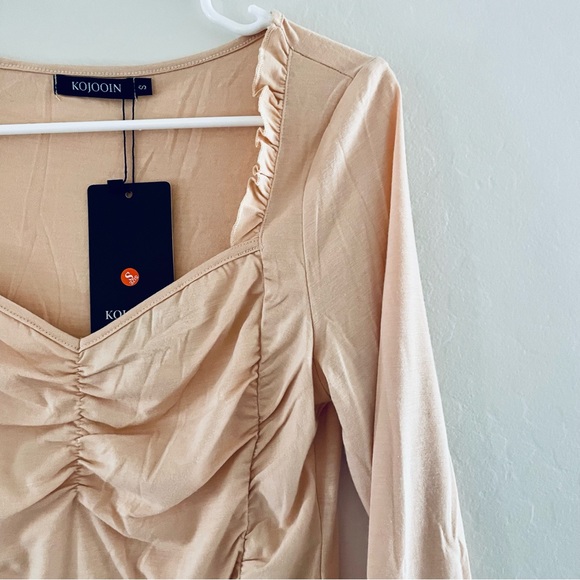 Kojooin Women’s Square Sweetheart Neckline Size Small - Picture 3 of 10